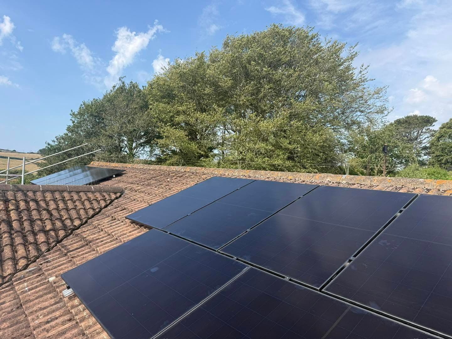Gorran Haven solar installation, 14x Longi 485W Panels