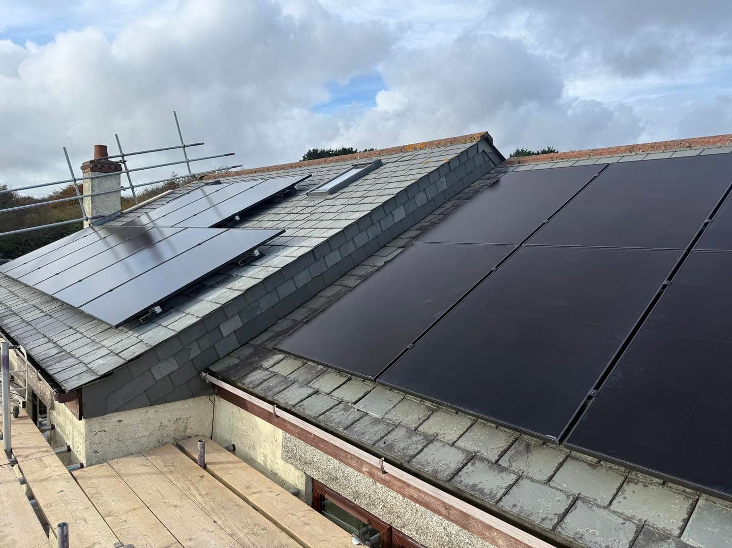 St Austell solar installation, Aiko 460W Panels