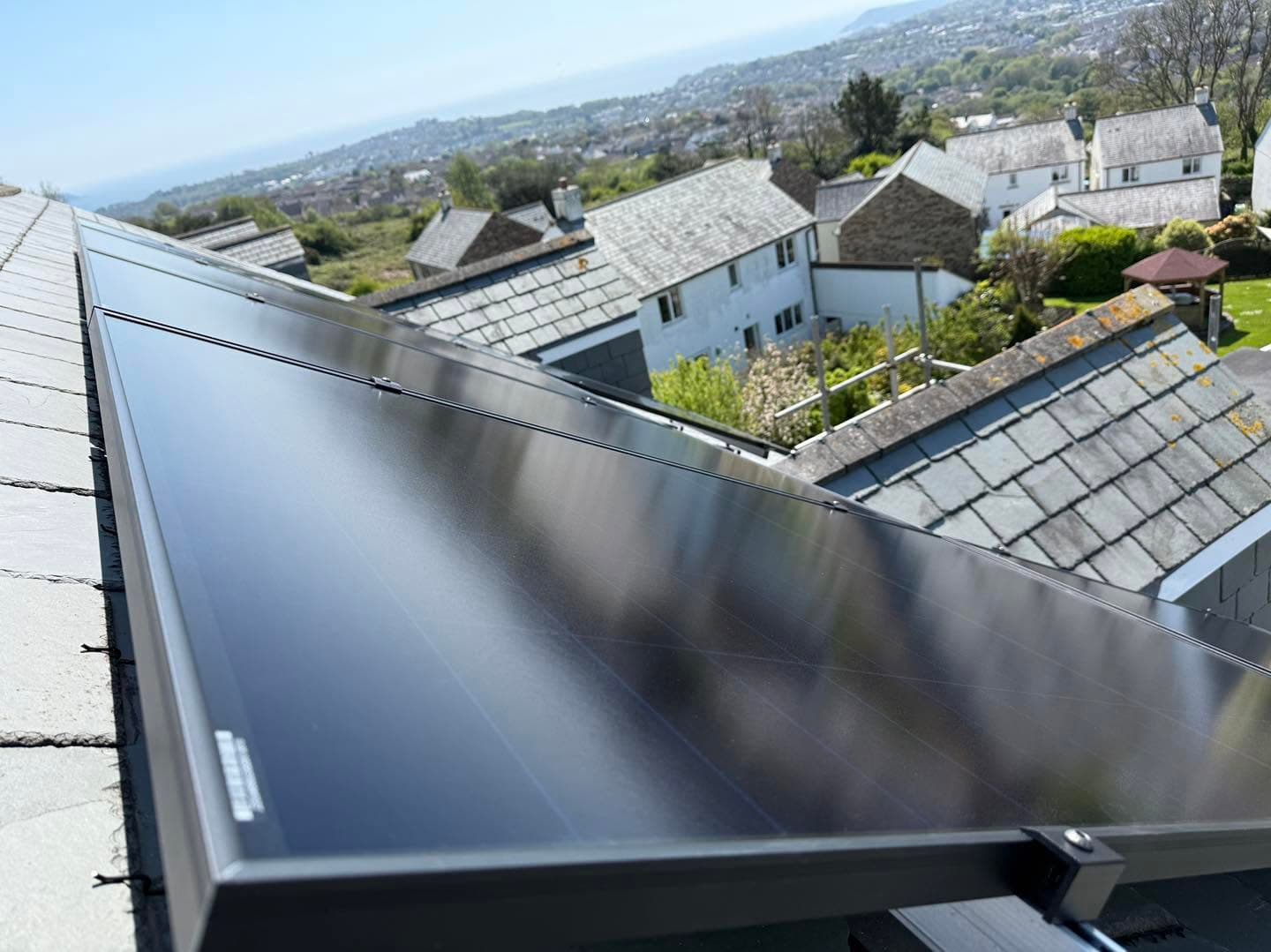 St Austell solar installation, 6x Aiko Neostar 460W Panels
