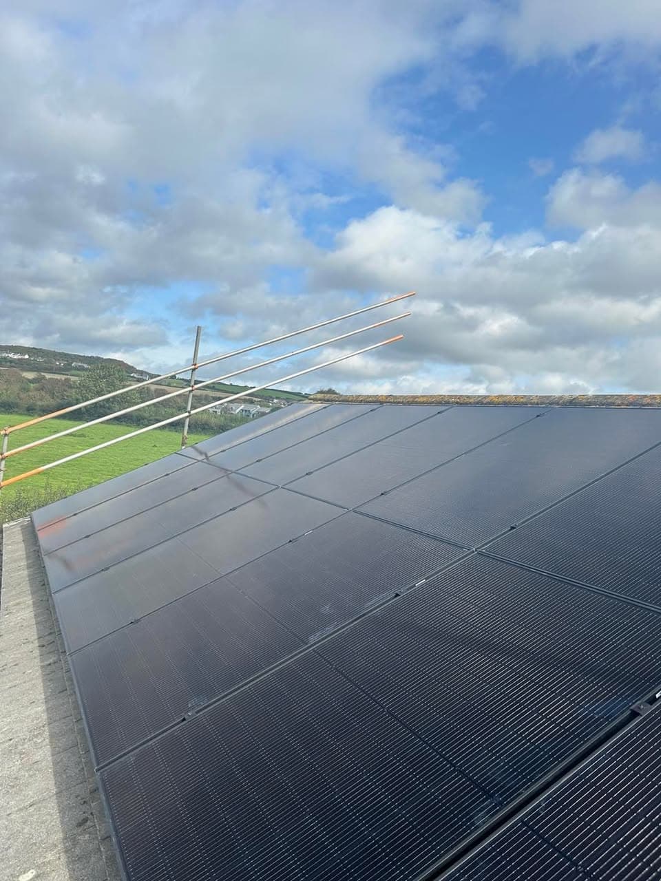 St Stephens solar installation, 14x JA Solar 405W All Black Panels