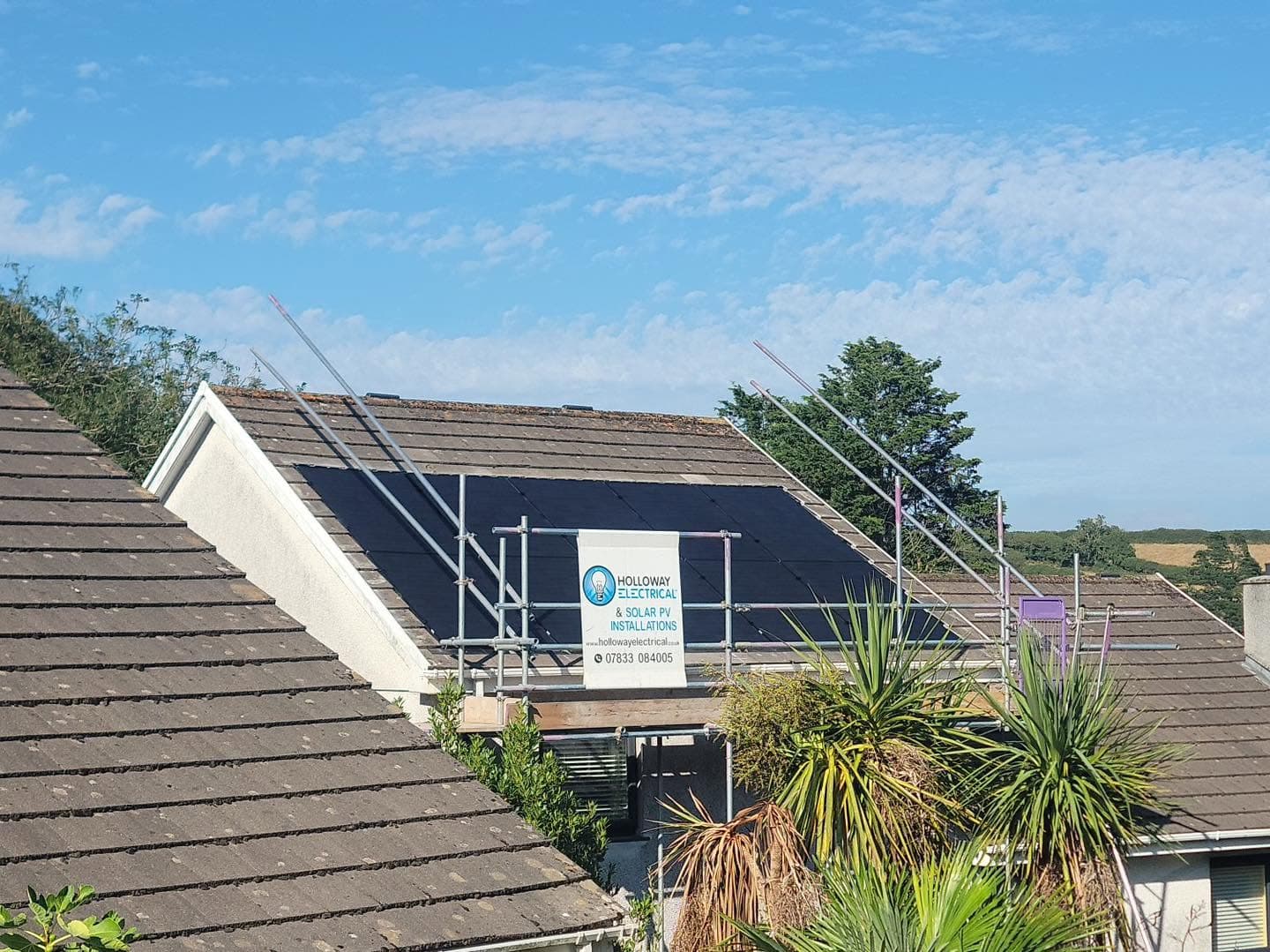 Truro solar installation, 10x JA 465W Panels
